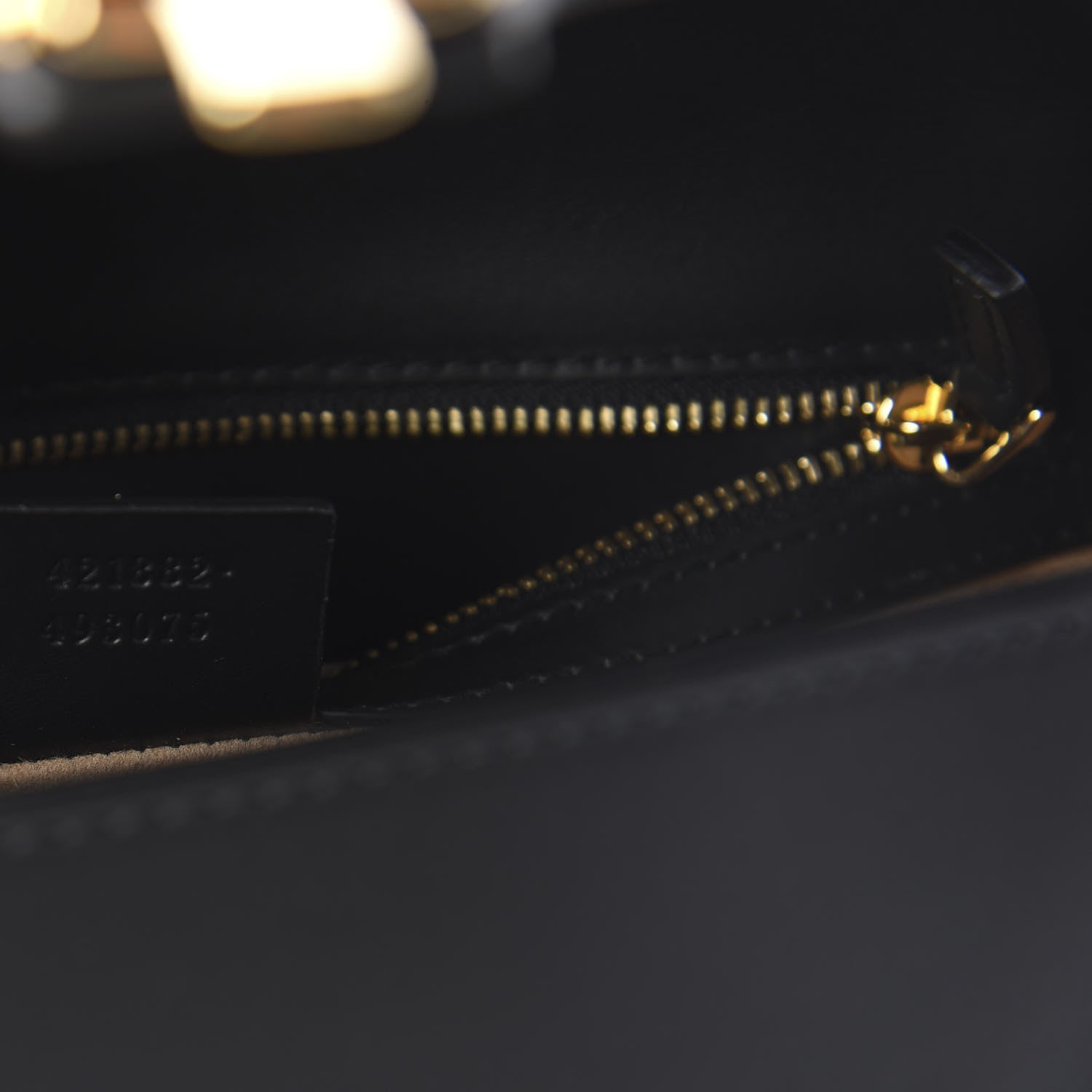Gucci Calfskin Small Sylvie Shoulder Bag Black 10 of 11