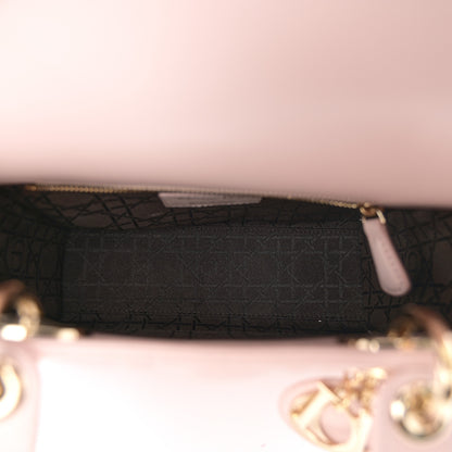 Christian Dior Lambskin Cannage Small Lucky Badges My Lady Dior Light Pink 5 of 10