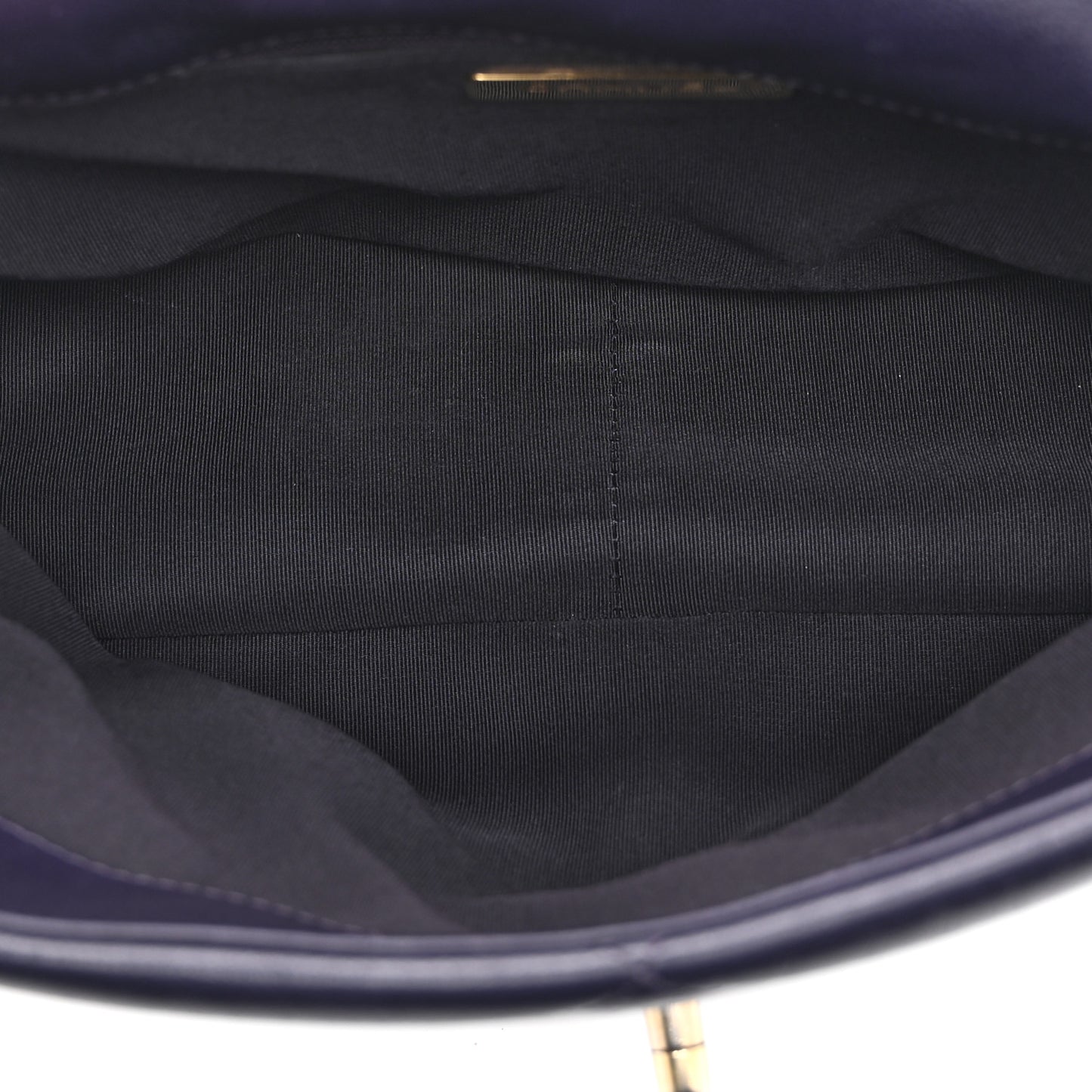 Goatskin Quilted Large Chanel 19 Flap Puple