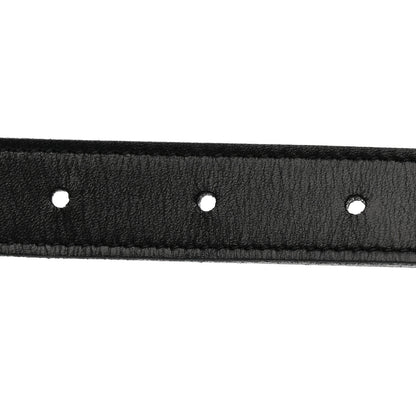 Saint Laurent Calfskin Monogram Cassandre 95 38 Belt Black 3 of 7