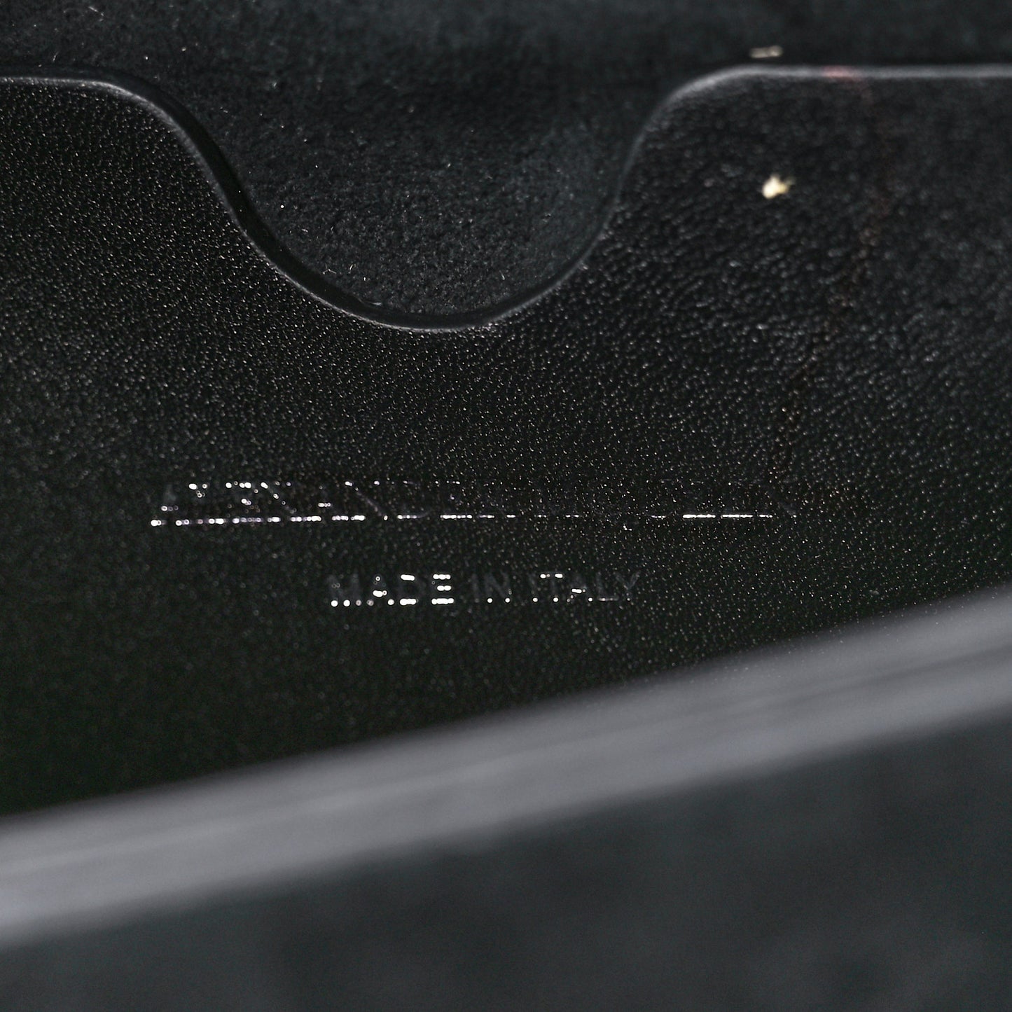 Calfskin Knuckle Shoulder Bag Black