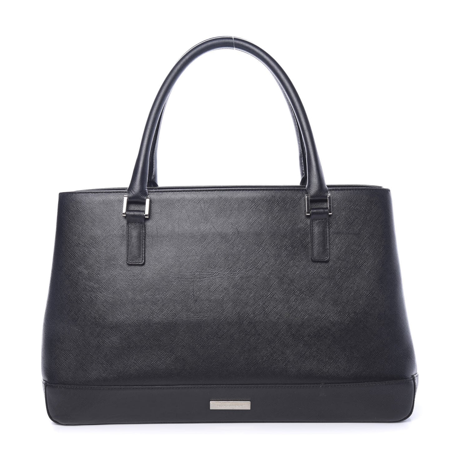 Saffiano Top Handle Tote Black