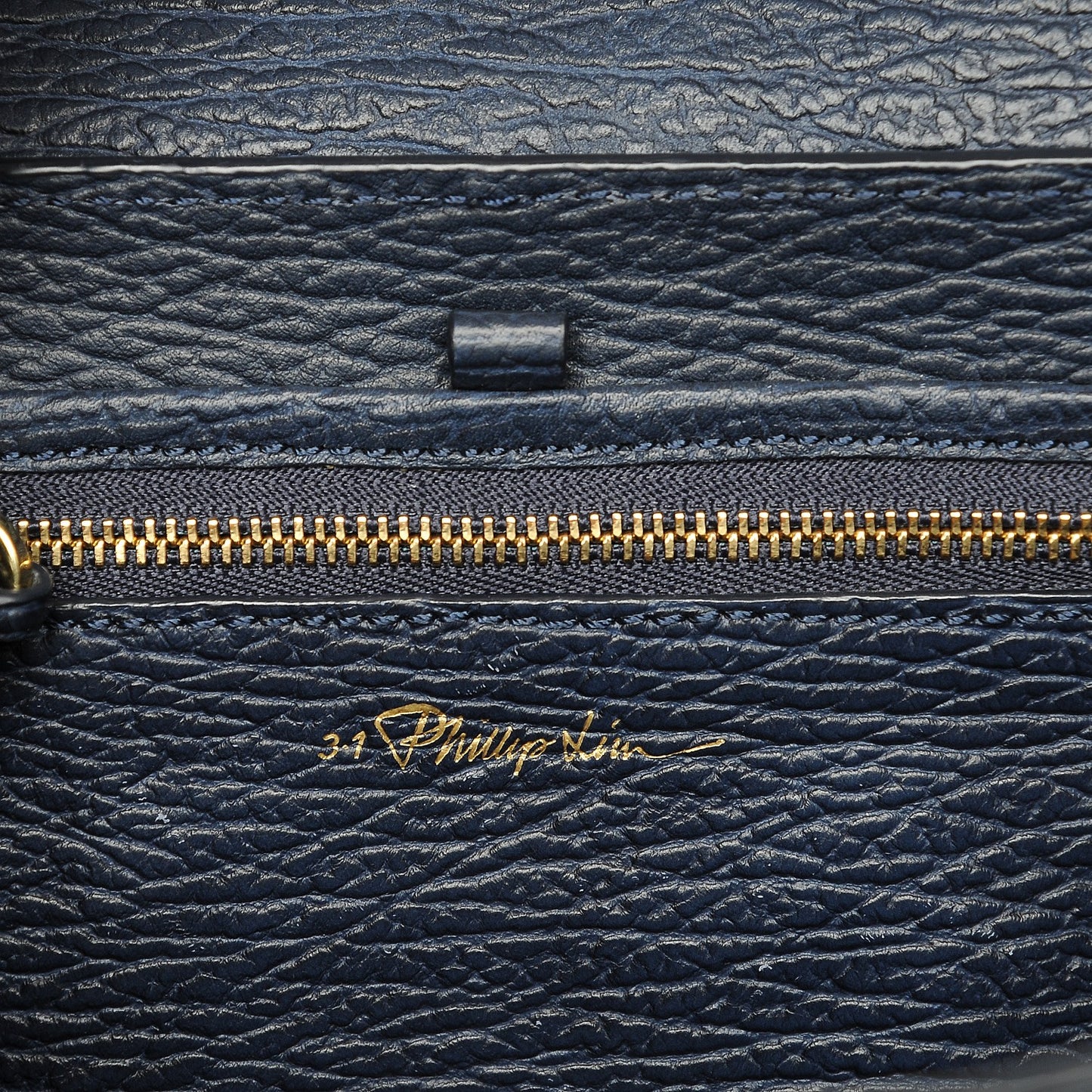 3.1 Textured Calfskin Mini Pashli Satchel Ink