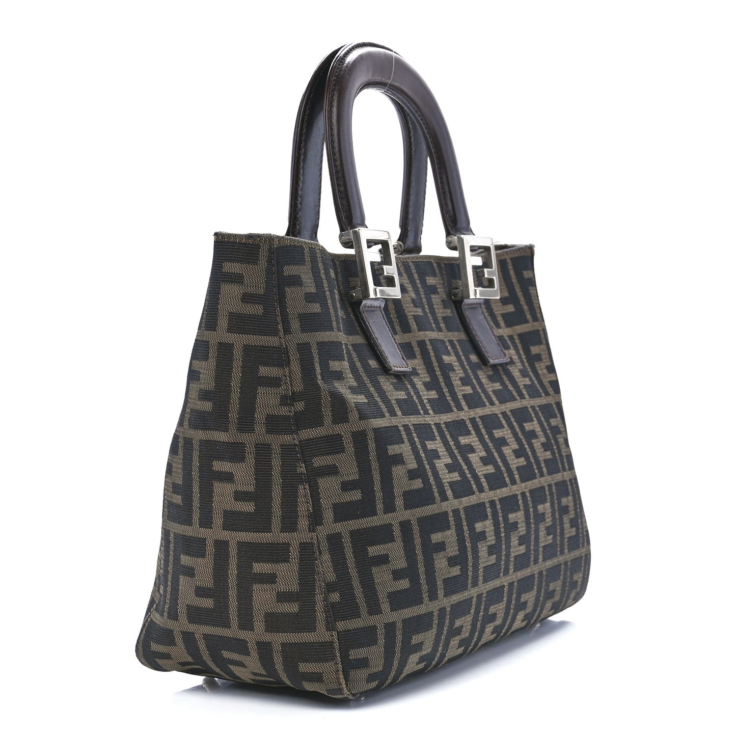 Zucca Top Handle Tote Tobacco