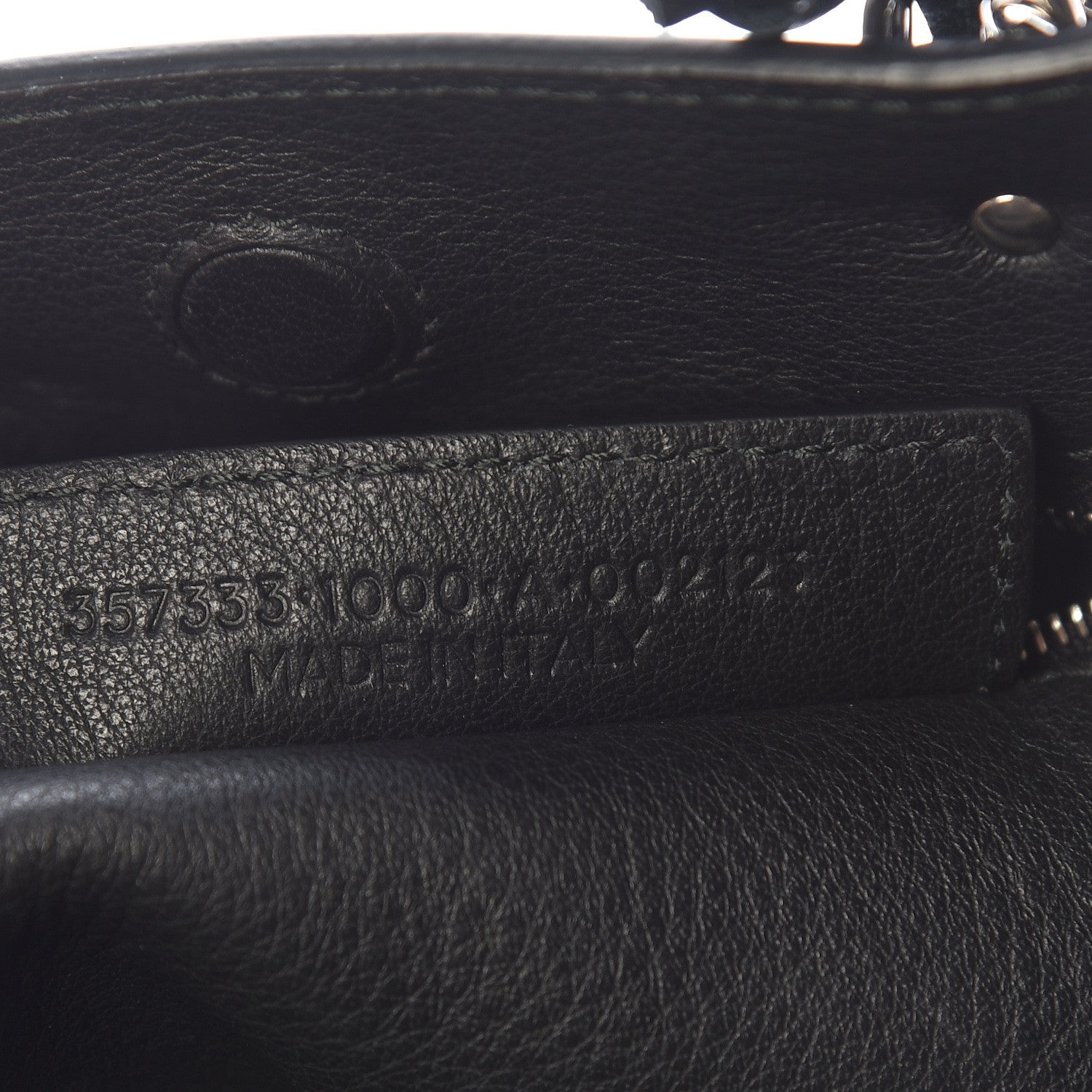 Balenciaga Calfskin Papier Mini A4 Zip Around Tote Black 7 of 11