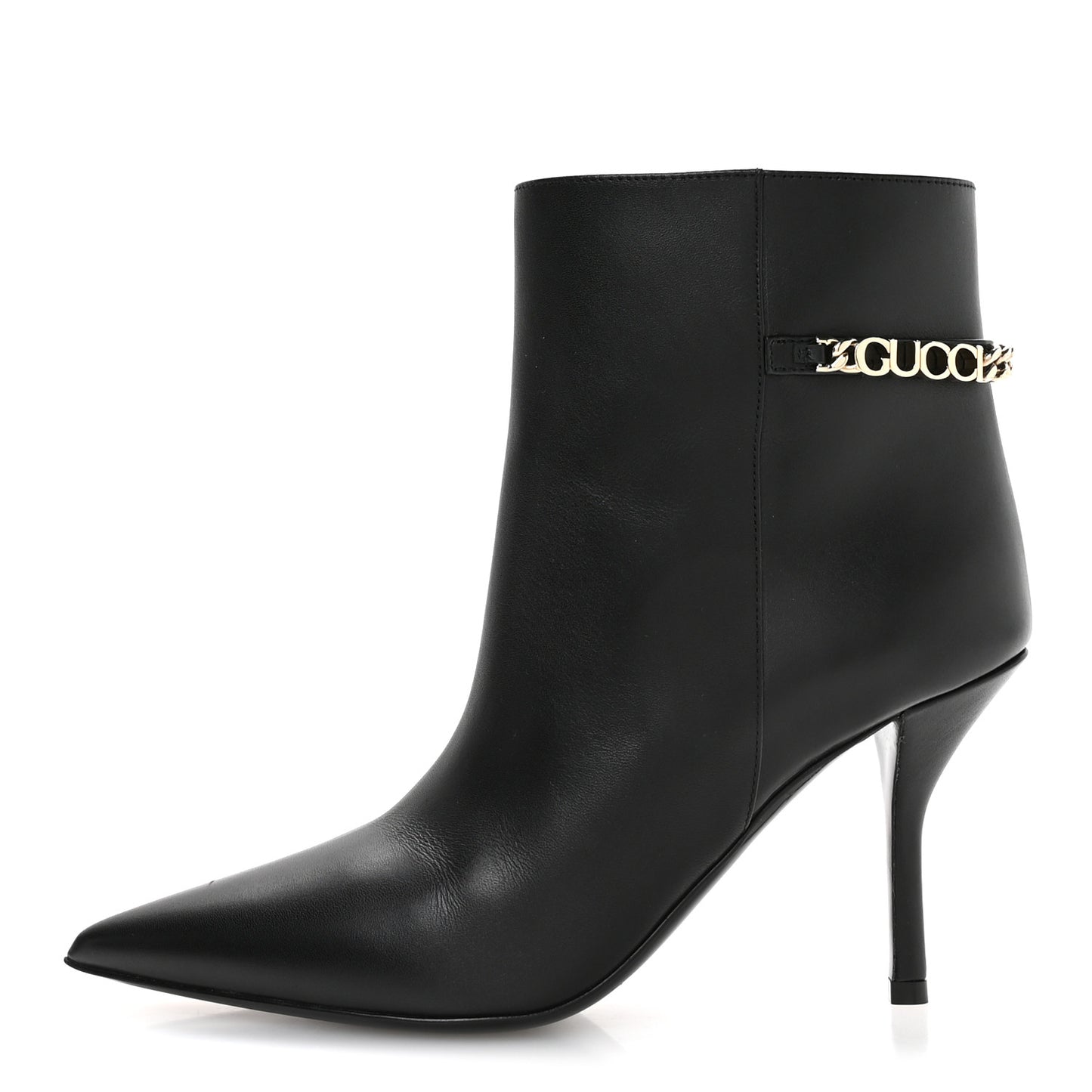 Calfskin Signoria Ankle Boots 36 Black