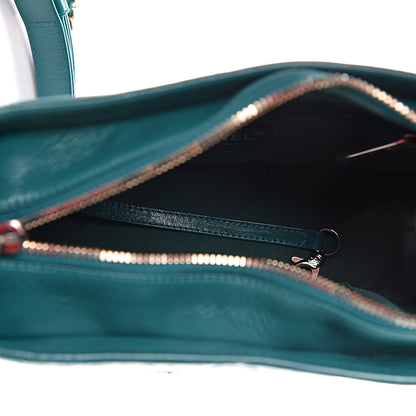 Chanel Aged Calfskin Quilted Small Gabrielle Hobo Turquoise 6 of 11