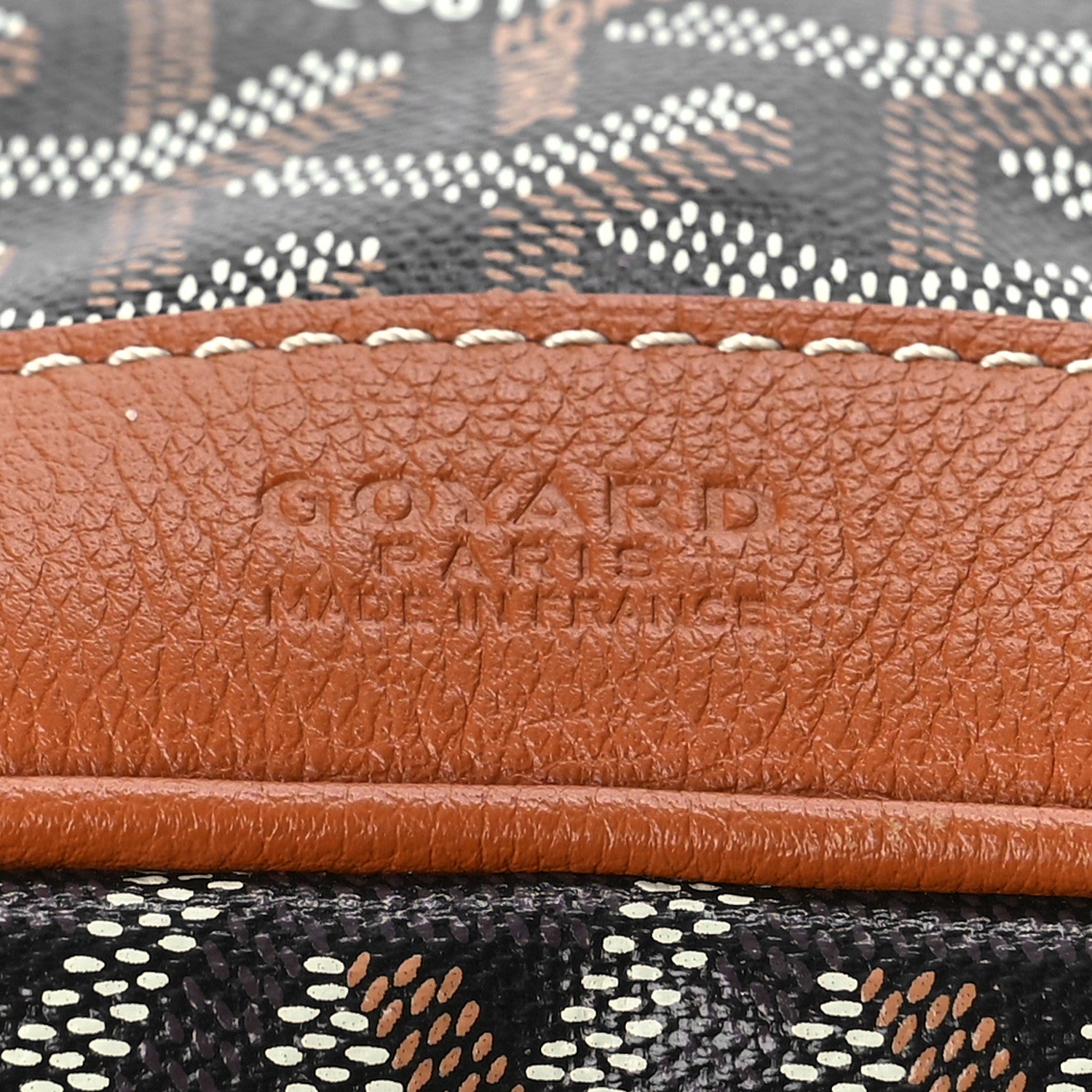 Goyard Goyardine Petit Flot Bucket Bag PM Black Gold 6 of 8