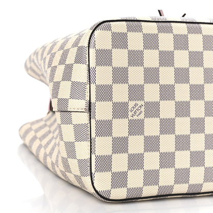 Louis Vuitton Damier Azur Neonoe MM Eau De Rose 7 of 8