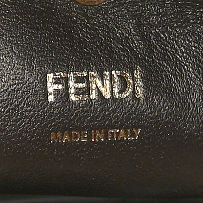 Fendi Vitello Seta Nabuck Pequin Medium Peekaboo X-Lite Cuoio Tabacco Moro 6 of 9