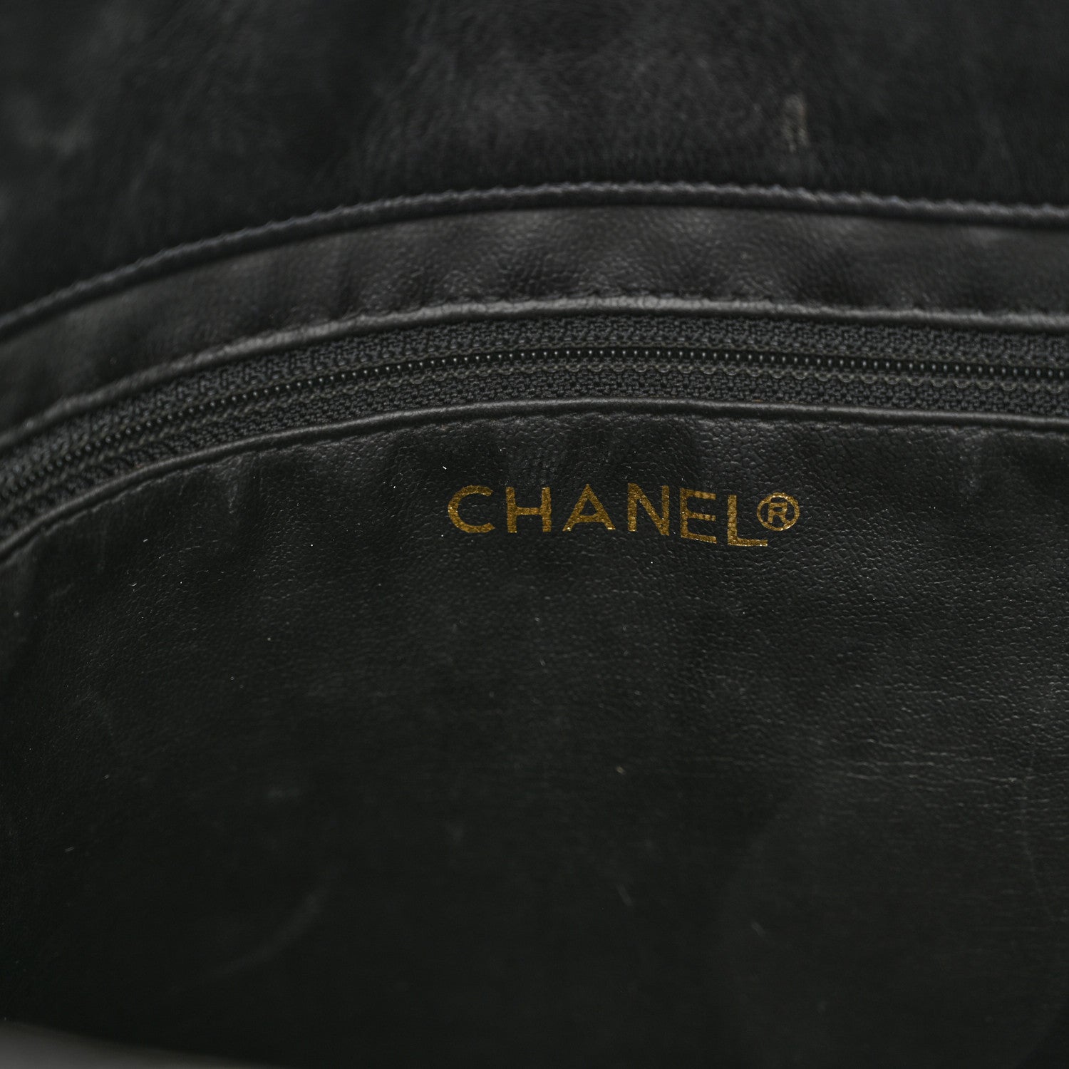 Chanel Lambskin Quilted Shopping Tote Black 6 of 18