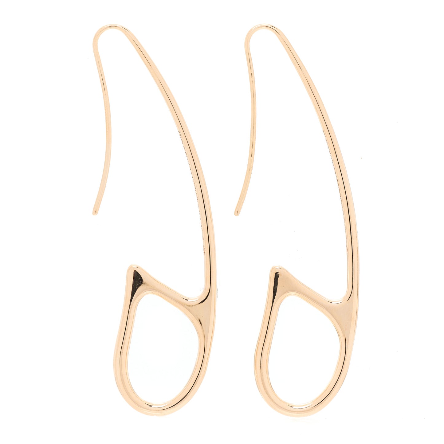 18K Rose Gold Chaine D'Ancre Punk Earrings