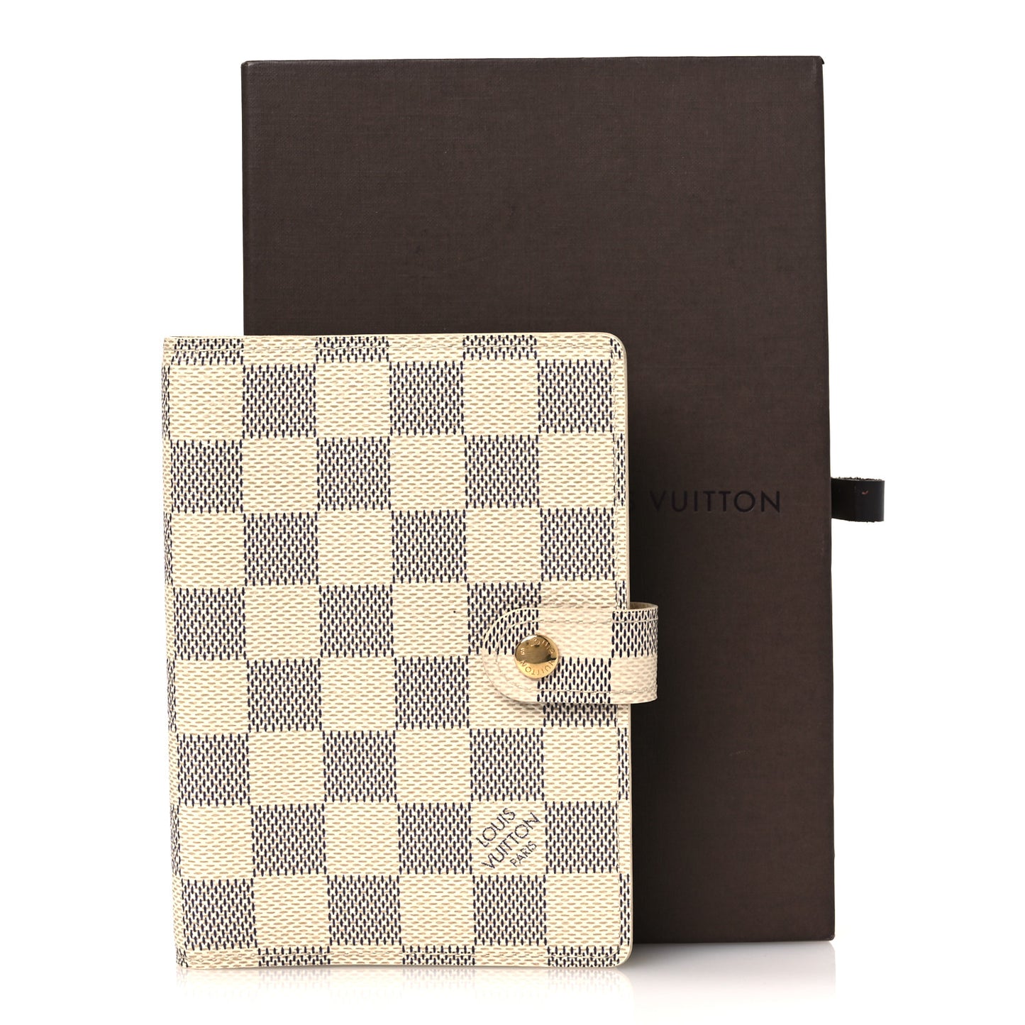 Damier Azur Small Ring Agenda Cover