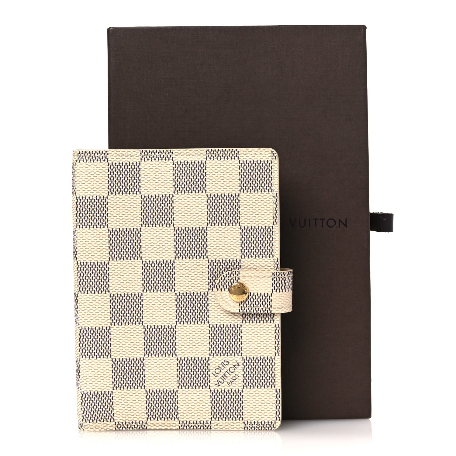 Louis Vuitton Damier Azur Small Ring Agenda Cover 8 of 8