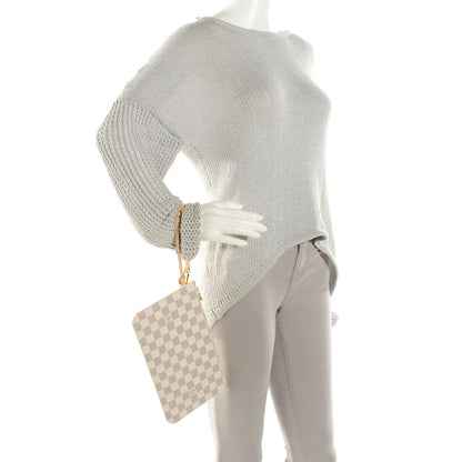 Louis Vuitton Damier Azur Neverfull MM GM Pochette 2 of 7