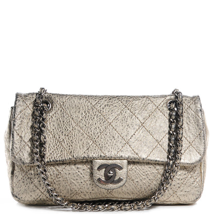 Chanel Distressed Lambskin Le Marais Ligne Flap Gold 1 of 8