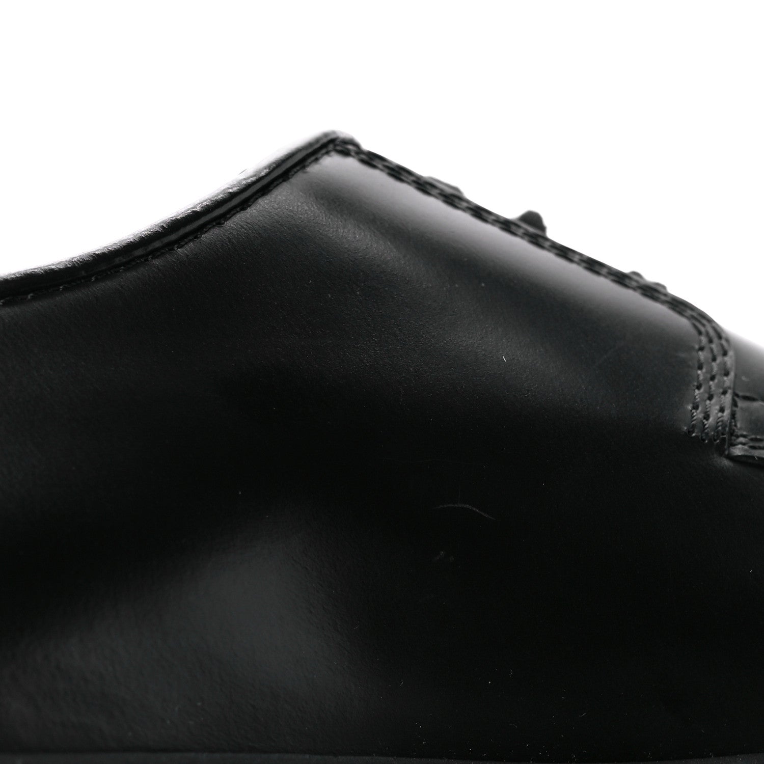 Bottega Veneta Calfskin Platform Derby Shoes 38 Black 12 of 15