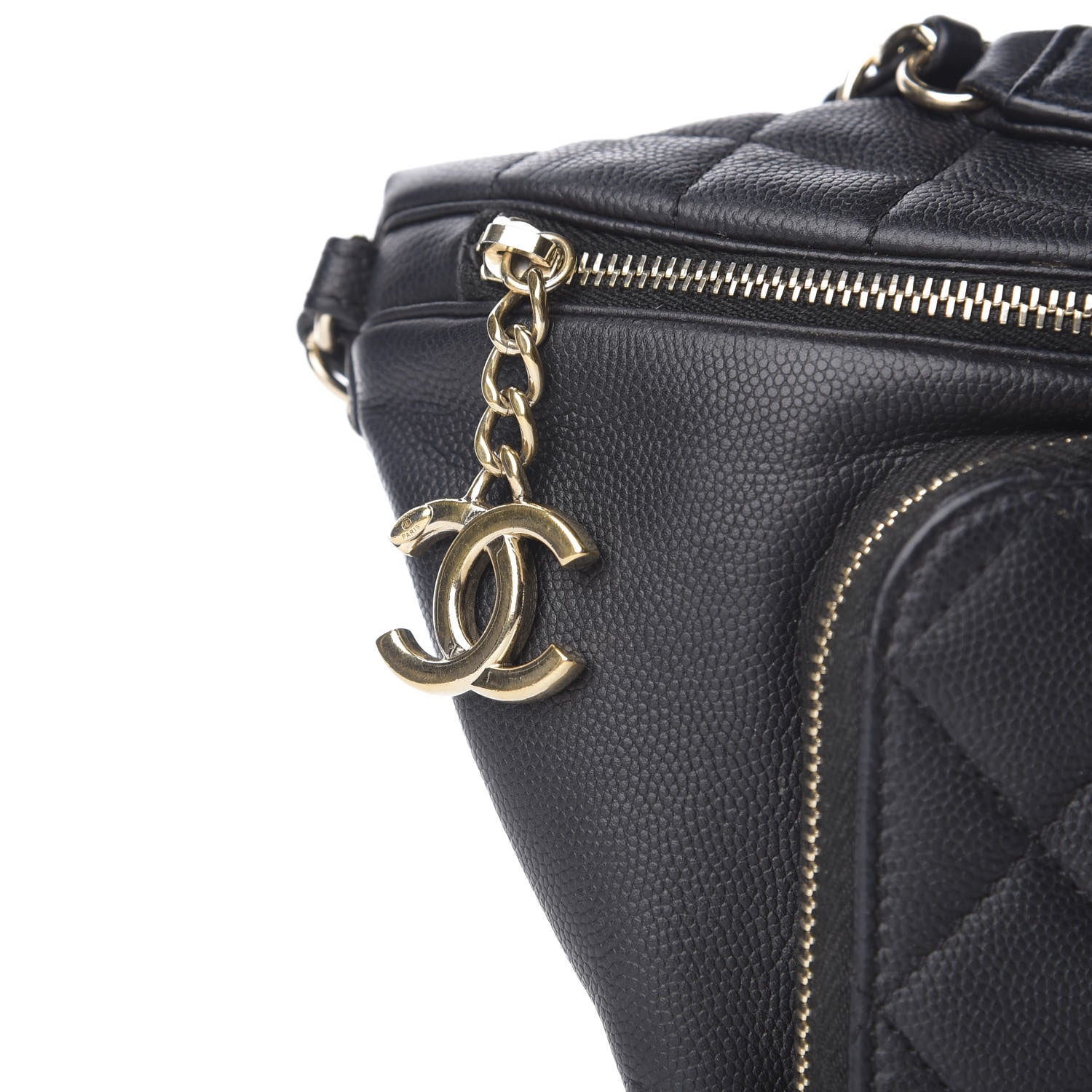 Chanel Caviar Quilted Business Affinity Waist Belt Bag Black 10 of 11
