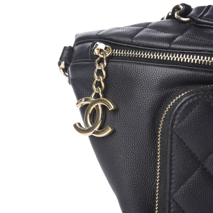 Chanel Caviar Quilted Business Affinity Waist Belt Bag Black 10 of 11