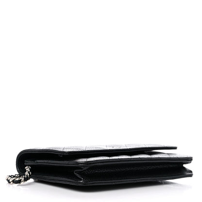 Chanel Caviar Quilted Wallet on Chain WOC Black 4 of 11