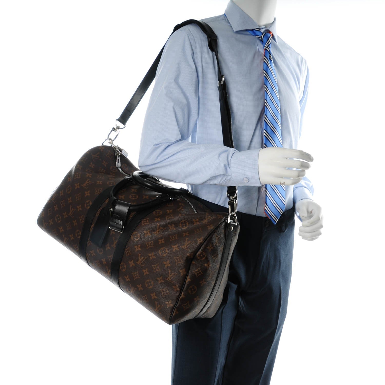 Louis Vuitton Monogram Macassar Keepall Bandouliere 45 2 of 7