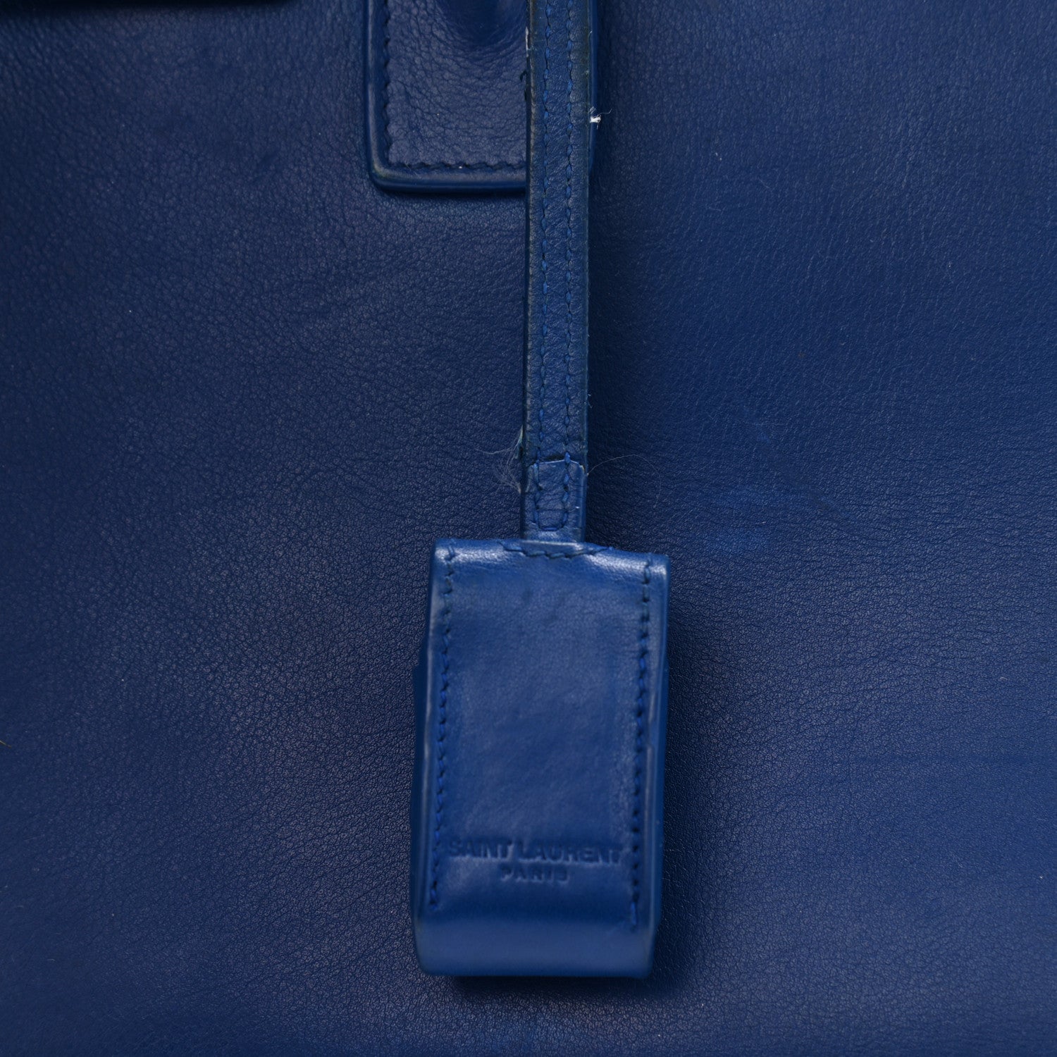 Saint Laurent Calfskin Baby Sac De Jour Royal Blue 10 of 24