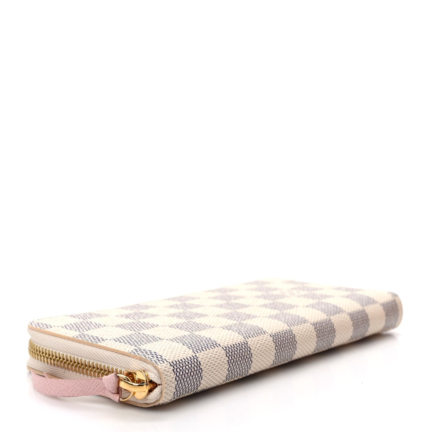 Damier Azur Clemence Wallet Rose Ballerine