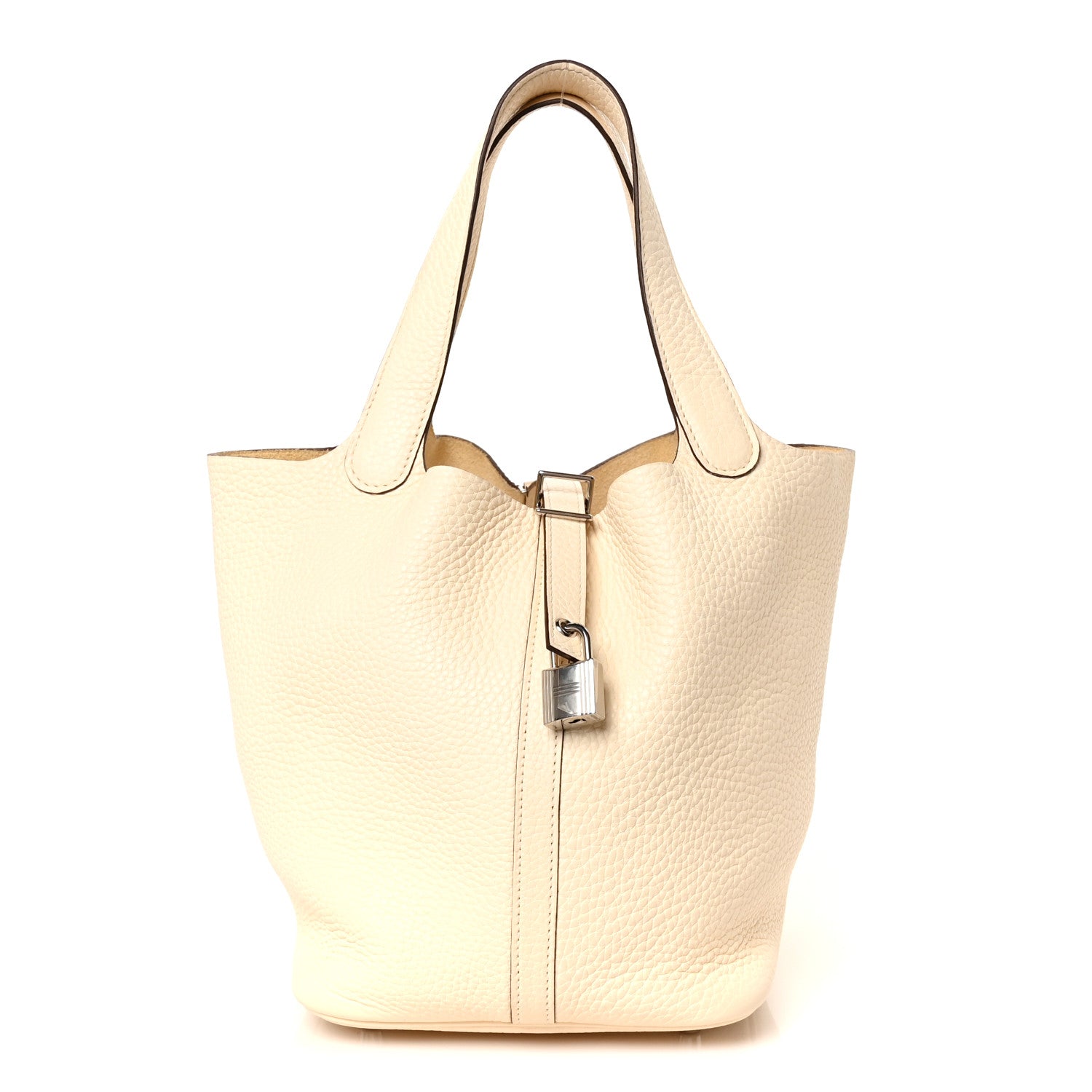 Hermes Taurillon Clemence Picotin Lock 22 MM Nata 1 of 10