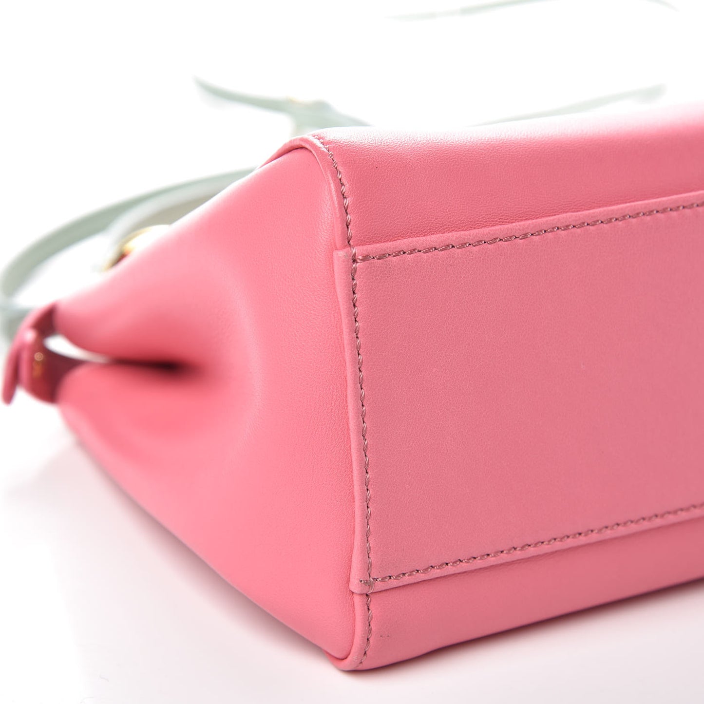 Nappa Colorblock Mini Peekaboo Iconic Satchel Rosa Fluo Oxigen Slate