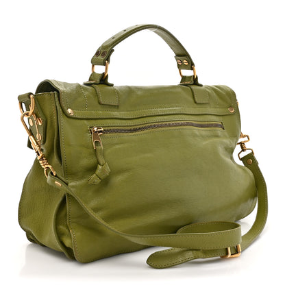 Proenza Schouler Lambskin Medium PS1 Satchel Olive 3 of 15