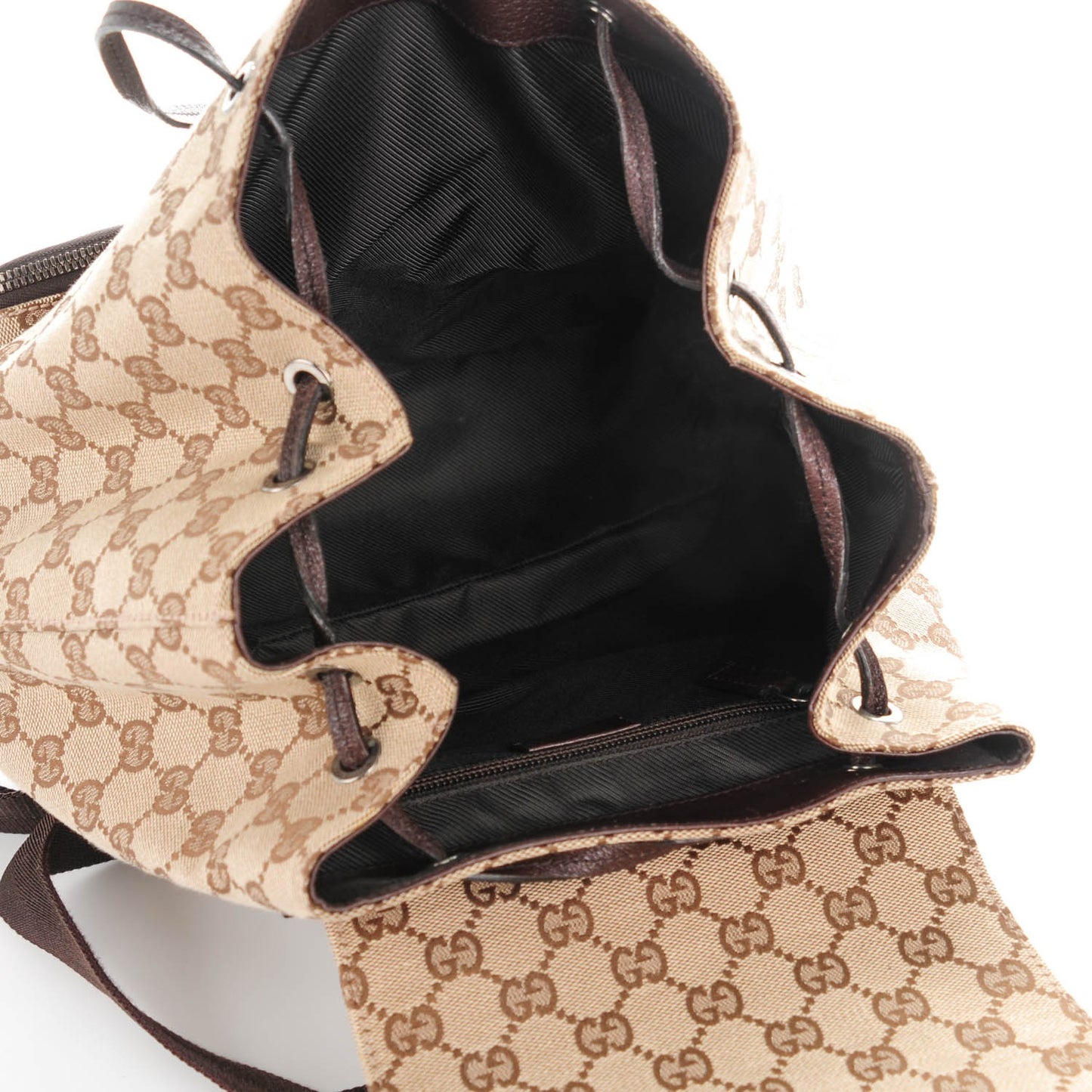 Monogram Backpack Dark Brown