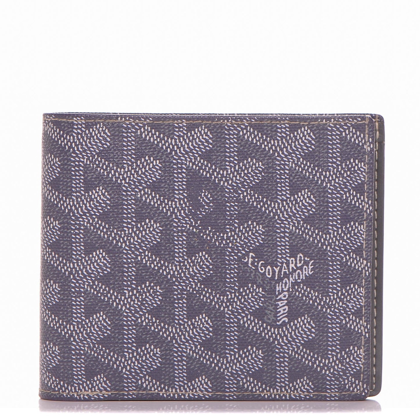 Goyardine Saint Florentin Bi-Fold Wallet Grey
