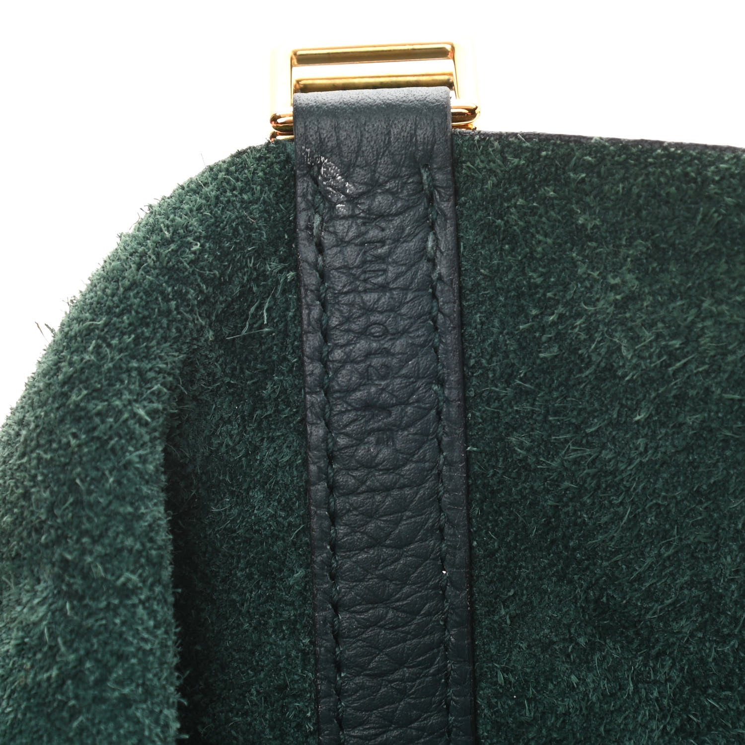 Hermes Taurillon Clemence Picotin Lock 18 PM Vert Cypress 7 of 15