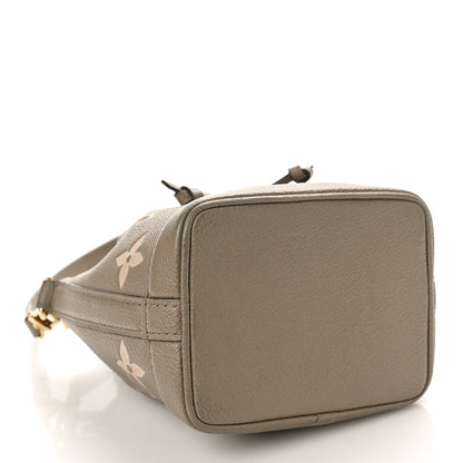 Louis Vuitton Empreinte Monogram Giant Nano Noe Tourterelle Creme 4 of 11