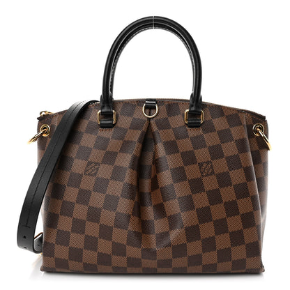 Louis Vuitton Damier Ebene Odeon Tote PM Black 1 of 9