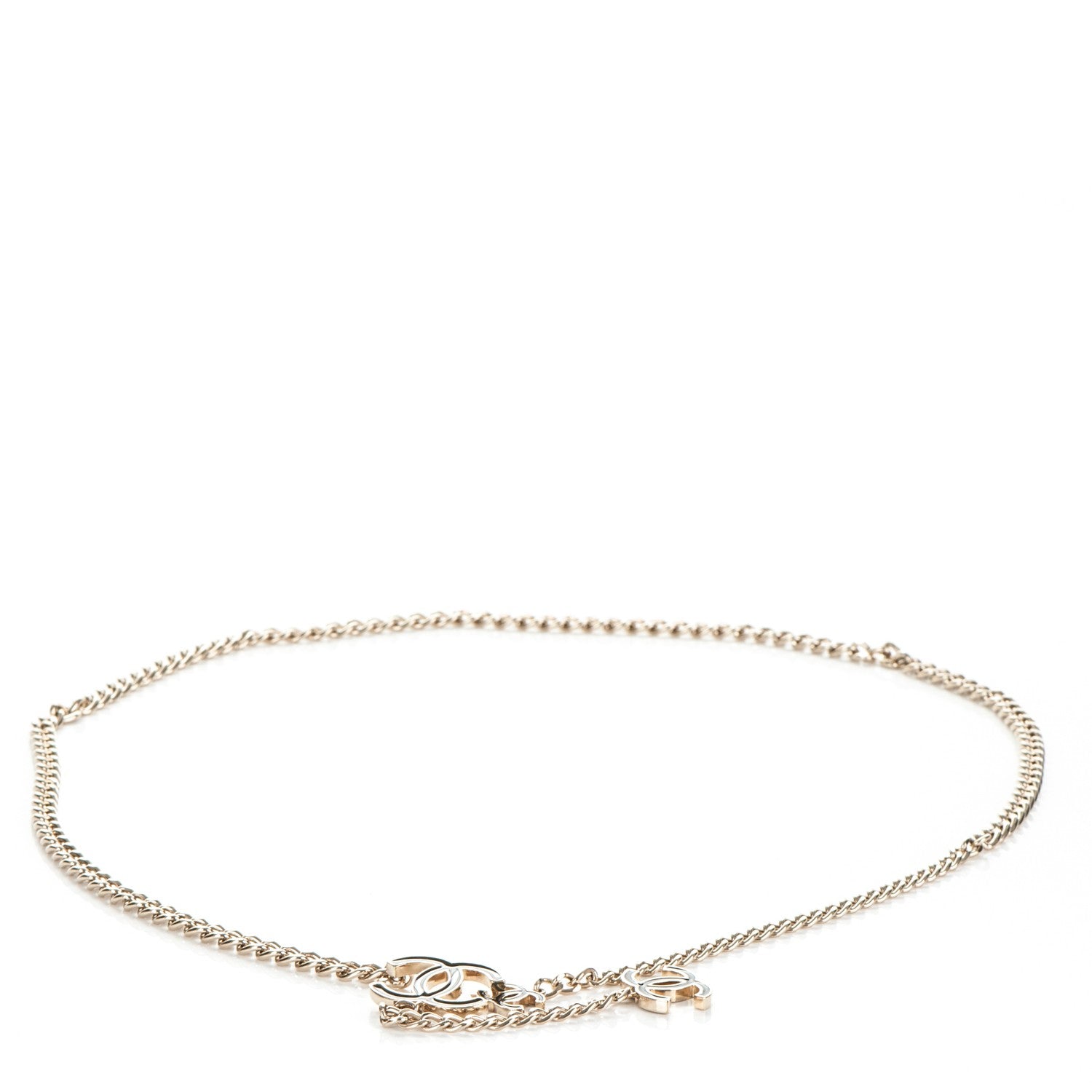 Chanel Enamel CC Ceinture Fantai Adjustable Belt Gold Black 1 of 5