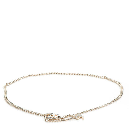 Chanel Enamel CC Ceinture Fantai Adjustable Belt Gold Black 1 of 5