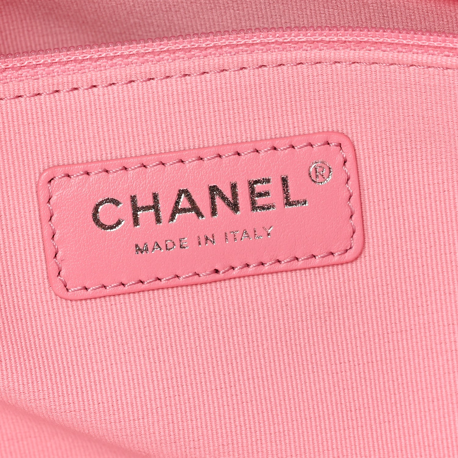 Chanel Canvas Calfskin Striped Large Deauville Tote Pink Blue 7 of 11