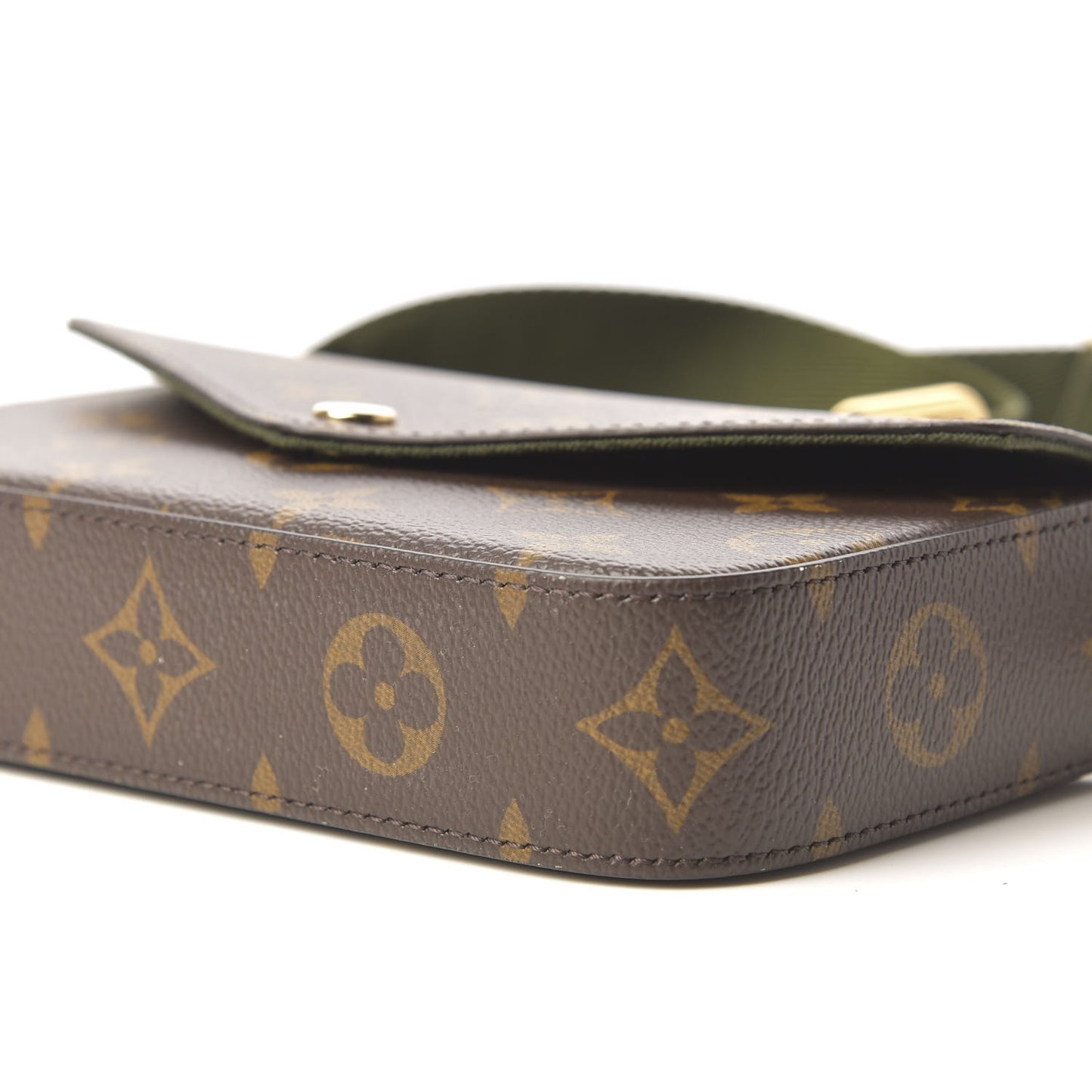 Monogram Felicie Strap & Go Kaki