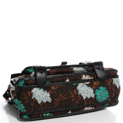 Proenza Schouler Floral Printed Canvas Medium PS1 Satchel Sea Green 5 of 13