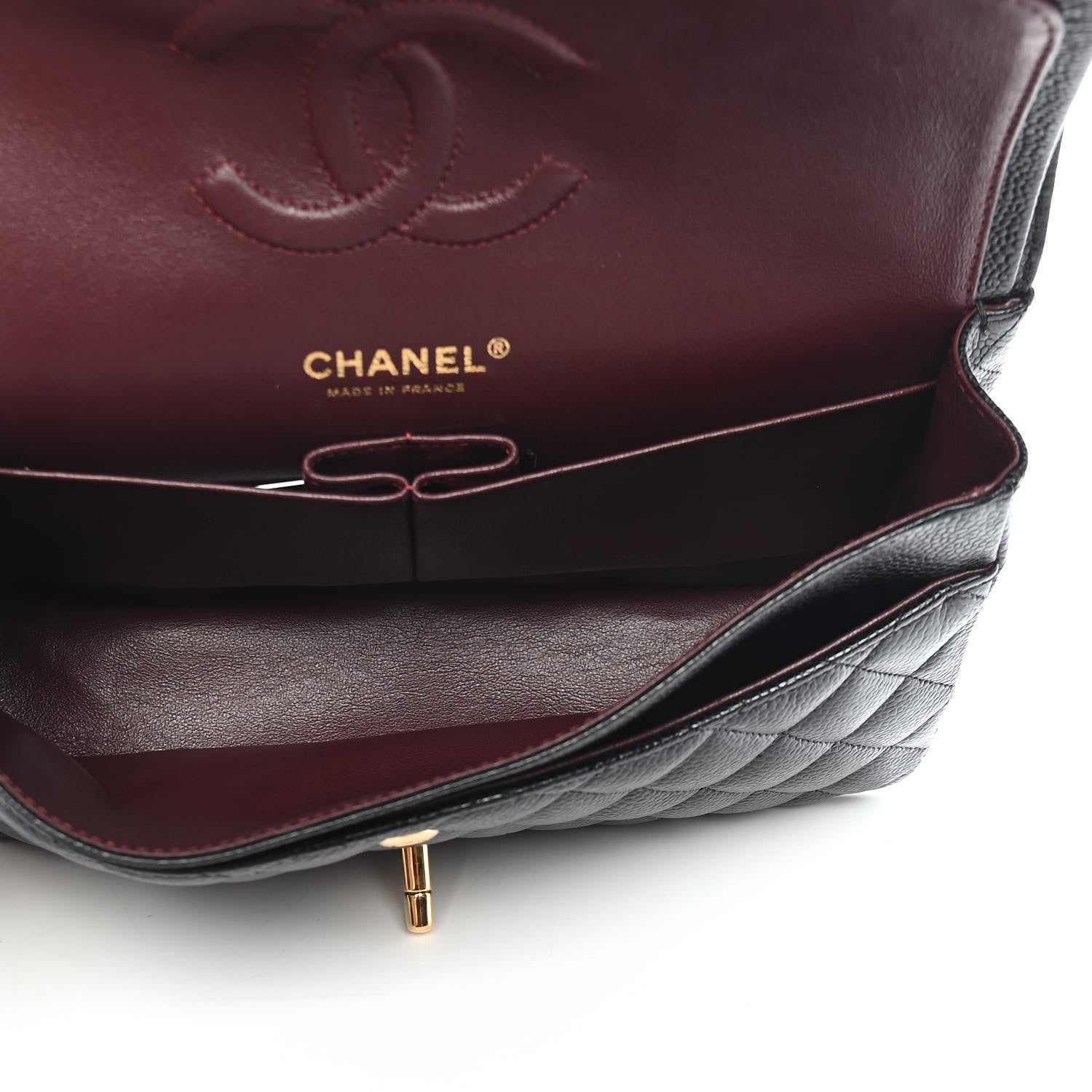 Chanel Caviar Quilted Medium Double Flap Black 5 of 9