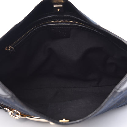 Gucci Monogram Hasler Hobo Black 4 of 12