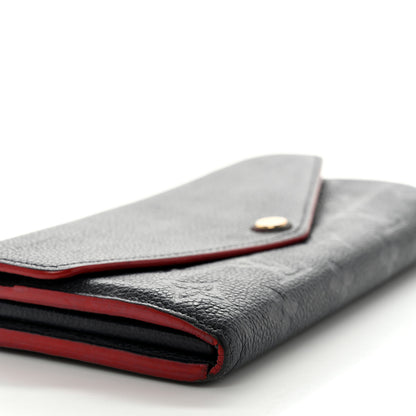 Louis Vuitton Empreinte Sarah Wallet NM Marine Rouge 13 of 14