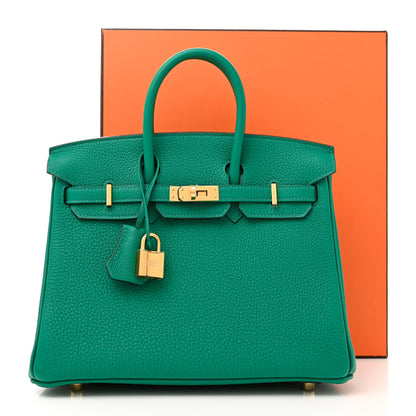 Hermes Togo Birkin 25 Vert Vertigo 11 of 11