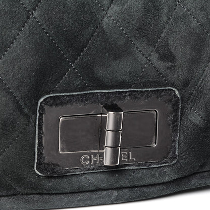 Chanel Shearling Quilted Mademoiselle Flap Black 8 of 9