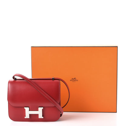 Hermes Tadelakt Constance 18 Rouge Vif 19 of 19