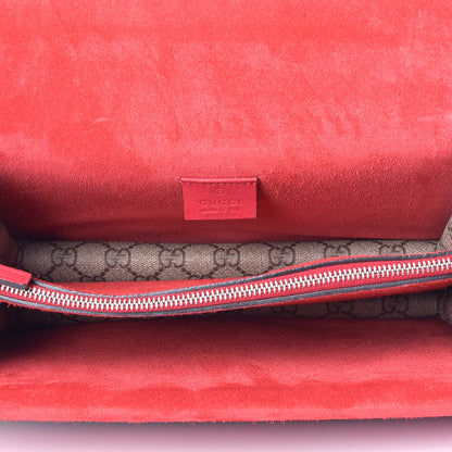 Gucci GG Supreme Monogram Small Dionysus Shoulder Bag Red 5 of 9
