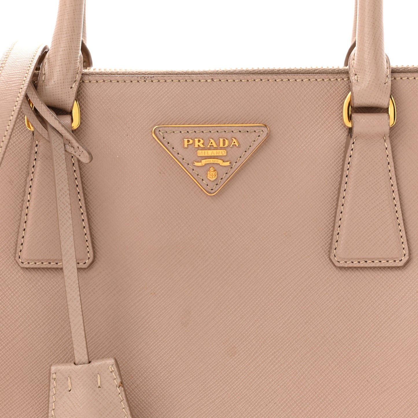 Saffiano Small Galleria Double Zip Tote Cammeo