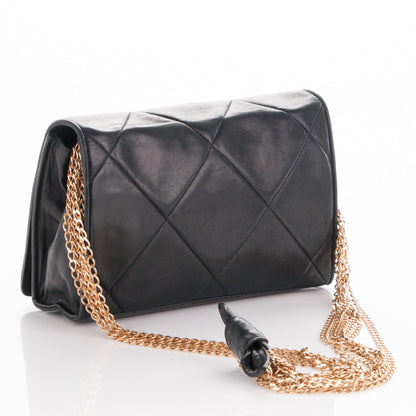 Chanel Lambskin Small Multi Chain Single Flap Black 3 of 10