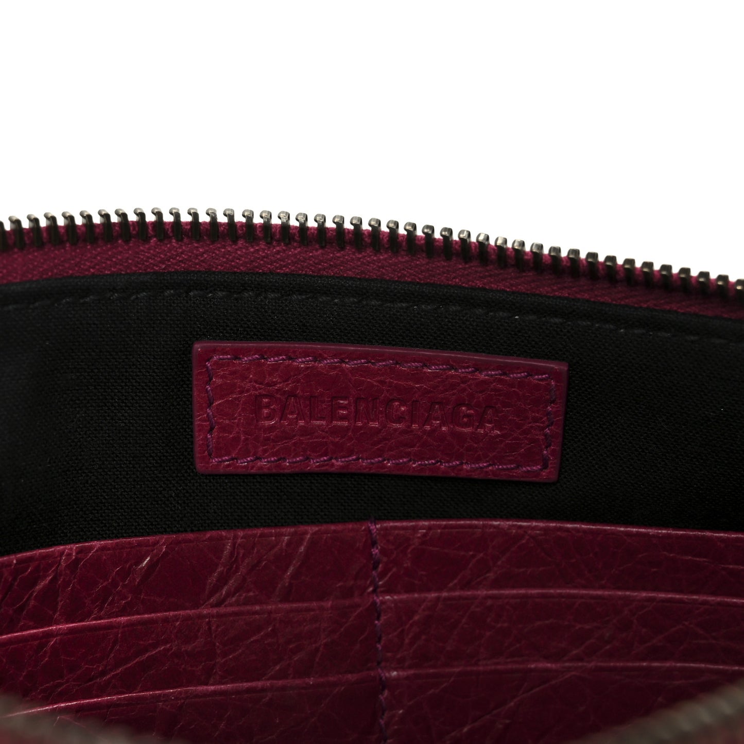 Agneau Arena Classic Hardware Le City Pouch On Strap Framboise